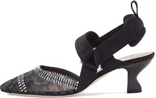 (Women) Fendi Colibrì Slingback High Heel 'Black Mesh' 8J6969A8UFF18RU (Women) Fendi Colibrì Slingback High Heel 'Black Mesh' 8J6969A8UFF18RU