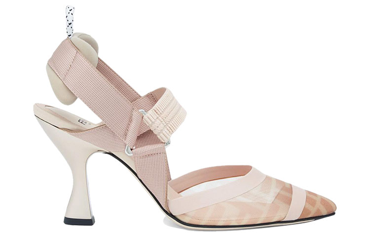 Order (W) Fendi Colibrì Slingback Tumit Tinggi 'Pink' 8J6851A8UGF19MN