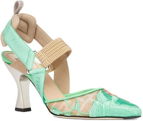 (W) Fendi Colibri Tacones 8.5cm 'Verdes Slingback' 8J8143AN7HF1KNX Order (W) Fendi Colibri Tacones 8.5cm 'Verdes Slingback' 8J8143AN7HF1KNX
