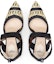 Shop (W) Fendi Colibri 'Beige Black Slingback' Kasut Tumit Belakang Tali 8J8097AEH9F1D1U