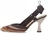 (Women) Fendi Colibri 'Black Mesh Pointed-Toe Stiletto' 8J8132AE7ZF1EB9