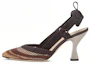 Buy (W) Fendi Colibri 'Zapato de Tacón Negro de Malla con Punta Afilada' 8J8132AE7ZF1EB9