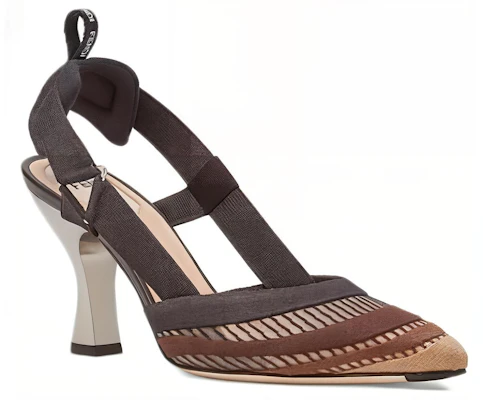 (W) Fendi Colibri 'Zapato de Tacón Negro de Malla con Punta Afilada' 8J8132AE7ZF1EB9 Order (W) Fendi Colibri 'Zapato de Tacón Negro de Malla con Punta Afilada' 8J8132AE7ZF1EB9