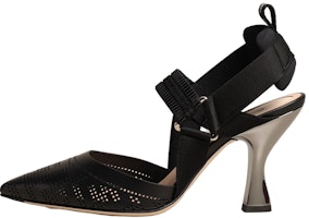 (Women) Fendi Colibri 'Black Slingback Heels' 8J7007ABOFF0ABB (Women) Fendi Colibri 'Black Slingback Heels' 8J7007ABOFF0ABB