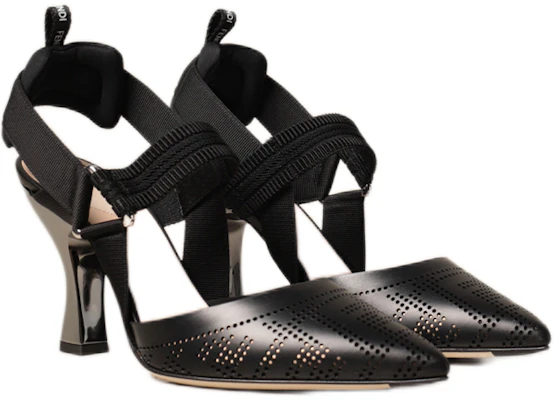 (W) Fendi Colibri 'Tumit Tinggi Hitam Slingback' 8J7007ABOFF0ABB Lookbook (W) Fendi Colibri 'Tumit Tinggi Hitam Slingback' 8J7007ABOFF0ABB