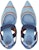 (W) Fendi Colibri 'Slingback Biru Bersulam' Tumit Tinggi 8.5cm 8J8143AO0EF1KOO
