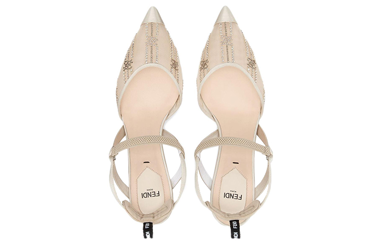 (W) Fendi Colibri 'Embellished Mesh Fashion Sandal - Lotus Pink' 圖 4