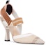 Lookbook (Women) Fendi Colibri 'Mesh Beige Slingback Heels' 8J6967A8CBF16ZS