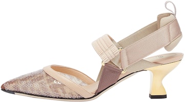 (Women) Fendi Colibri 'Pink Sequin Embroidery Slingback' 8J8460AOMEF1MEE (Women) Fendi Colibri 'Pink Sequin Embroidery Slingback' 8J8460AOMEF1MEE