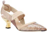 Order (W) Fendi Colibri ''Rosa Pailletten Stickerei Slingback'' 8J8460AOMEF1MEE