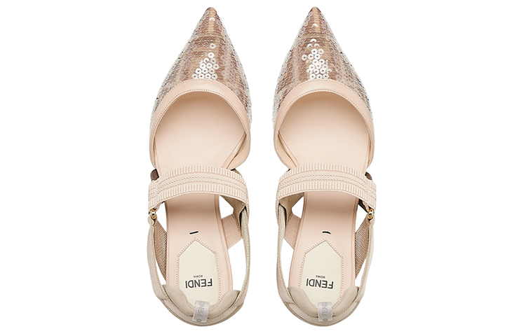 Lookbook (W) Fendi Colibri 'Slingback Bordir Payet Merah Muda' 8J8460AOMEF1MEE