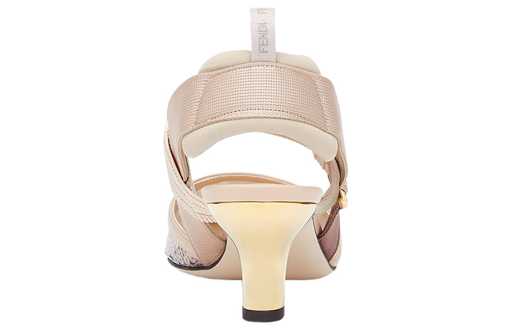 Shop (W) Fendi Colibri 'Slingback Bordir Payet Merah Muda' 8J8460AOMEF1MEE