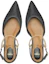 Lookbook (W) Fendi Colibri Tumit 'Mesh Logo Hitam Slingback' 8J8447AOMMF0ABB