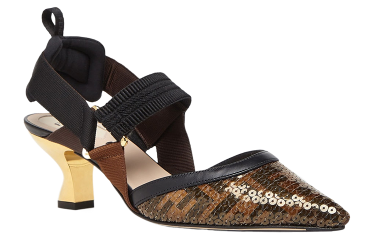 (W) Fendi Colibri High Heels 'Brown Black' 圖 2
