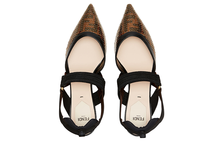 Lookbook (W) Fendi Colibri Tacchi Alti ''Marrone Nero'' 8J8460AOMEF1MEG