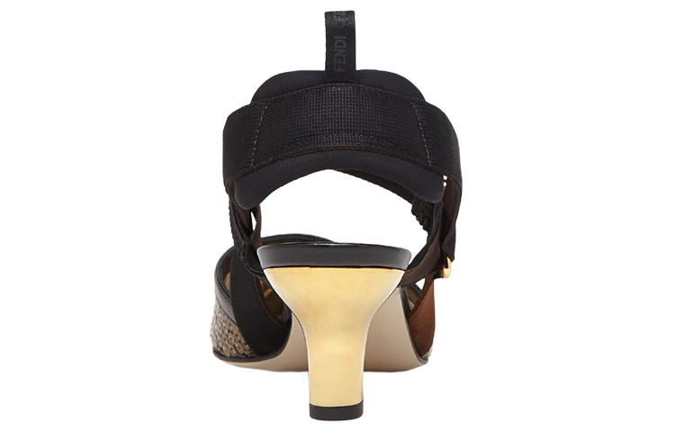 Shop (W) Fendi Colibri Tacchi Alti ''Marrone Nero'' 8J8460AOMEF1MEG