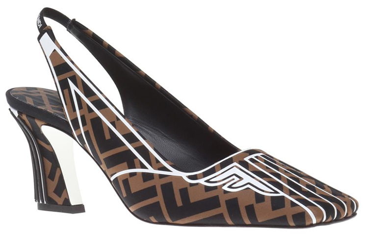 (W) Fendi Colibri High Heels 'Brown Black FF Logo' 圖 3