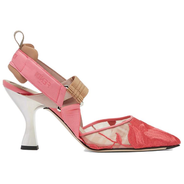 (W) Fendi Colibri High Heels 'Floral Embroidery Pink' 圖 2