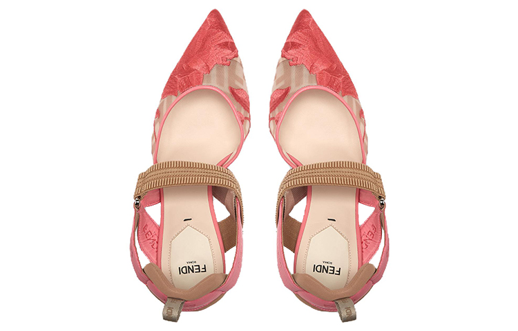 (W) Fendi Colibri High Heels 'Floral Embroidery Pink' 圖 4