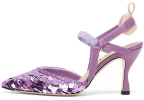 (Women) Fendi Colibri High Heels 'Purple Sequin Slingback' 8J8363ALIWF1JFI (Women) Fendi Colibri High Heels 'Purple Sequin Slingback' 8J8363ALIWF1JFI
