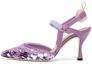 Buy (W) Fendi Colibri Hoge Hakken ''Paarse Pailletten Slingback'' 8J8363ALIWF1JFI