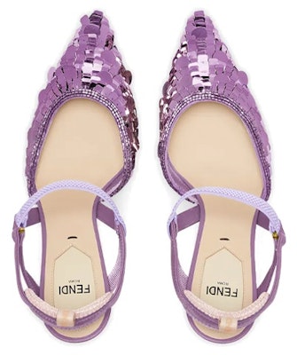 (W) 펜디 콜리브리 퍼플 시퀸 슬링백 하이힐 8J8363ALIWF1JFI Shop (W) 펜디 콜리브리 퍼플 시퀸 슬링백 하이힐 8J8363ALIWF1JFI