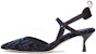 (W) Fendi Colibri Lite 55 'Sandal Fesyen Chenille - Biru' 8J8362AKXYF1IEH