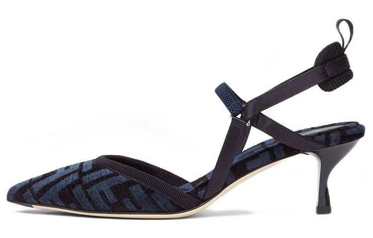 (Women) Fendi Colibri Lite 55 'Chenille Fashion Sandals - Blue' 8J8362AKXYF1IEH