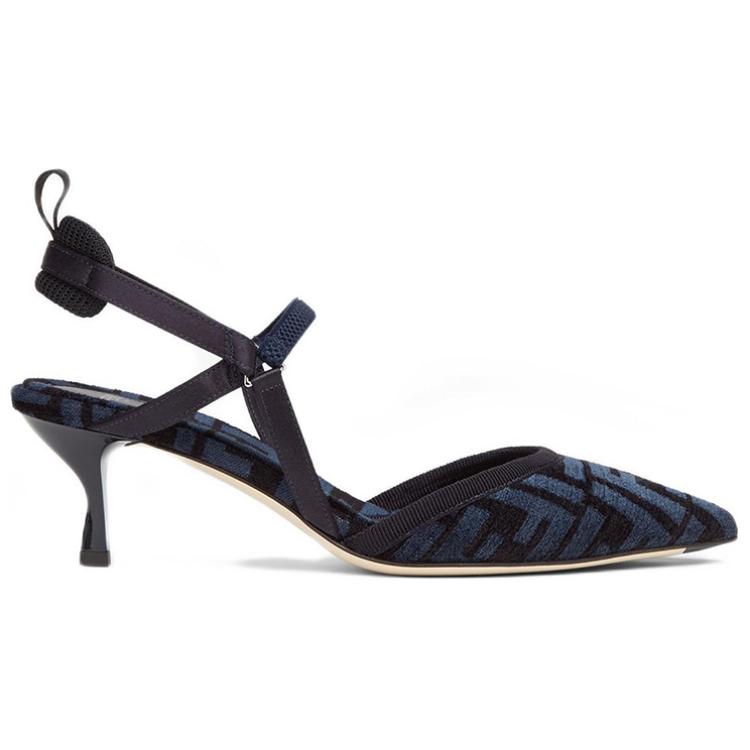 Order (W) Fendi Colibri Lite 55 ''Sandales de Mode Chenille - Bleu'' 8J8362AKXYF1IEH