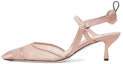 Buy (W) Fendi Colibri Lite 'Sandal Slingback Jaring Merah Jambu dan Satin' 8J8006AC87F1BP6