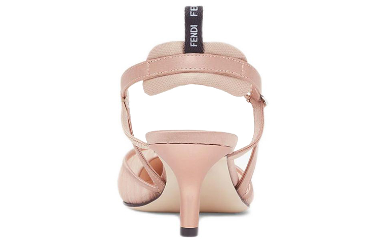 Purchase (W) Fendi Colibri Lite 'Sandalias de Tiras en Malla y Satén Rosa' 8J8006AC87F1BP6