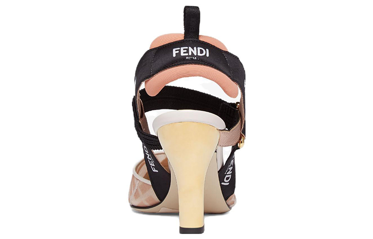 Shop (W) Fendi Colibri Pink 'Bordir Bunga Sepatu Slingback' 8J8143AN7HF1KNV