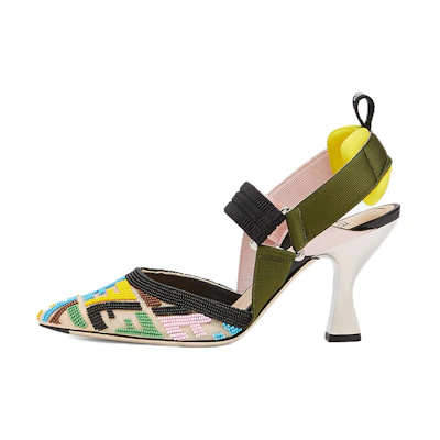 (W) Fendi Colored High-Top Sneaker 'Fashion Casual'