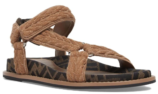 (W) Sandali Fendi a Fascia Incrociata ''Marrone'' 8X8427AO0QF1LRF Order (W) Sandali Fendi a Fascia Incrociata ''Marrone'' 8X8427AO0QF1LRF