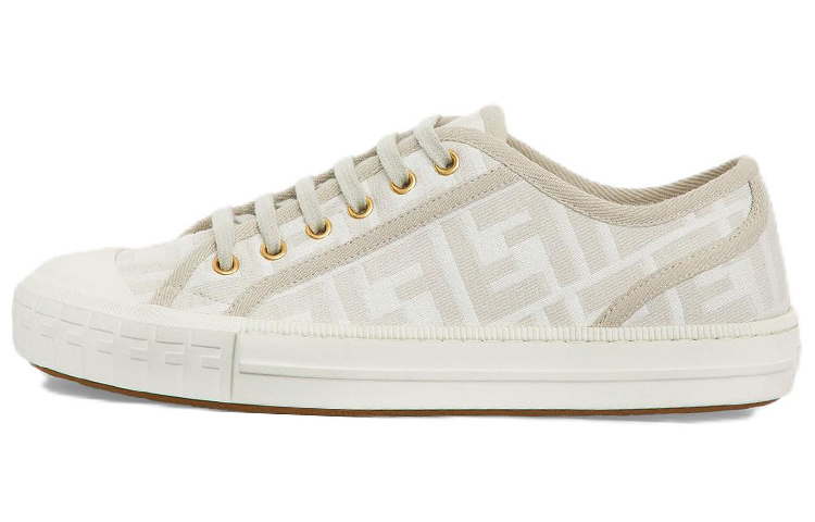Buy (W) Fendi Domino FF Low Top Blanco 8E8325AJZXF1GQF