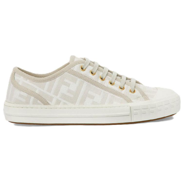 Order (W) Fendi Domino FF Low Top Blanco 8E8325AJZXF1GQF