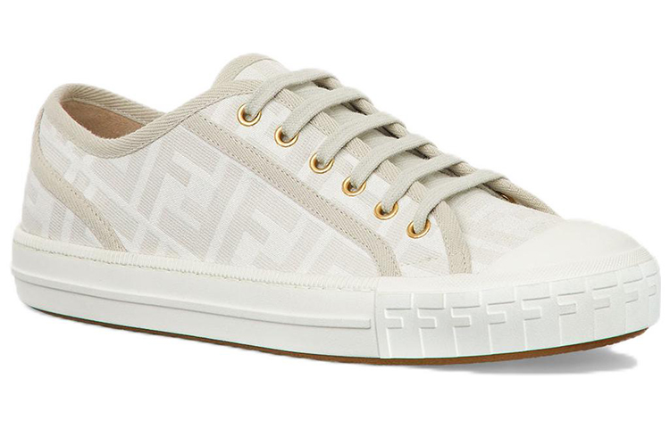 Lookbook (W) Fendi Domino FF Low Top Blanco 8E8325AJZXF1GQF
