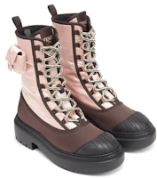 Shop (W) Fendi Domino Schnürstiefel Bikerstiefel ''Pink'' 8T8381ALJ0F1JFW