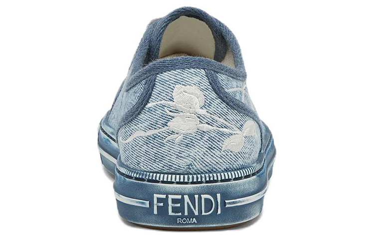 (W) Fendi Domino Low 'Embroidered Floral Denim' 圖 5