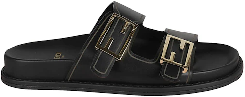 Order (W) Sandal Datar Tali Ganda Fendi 'Mode Hitam' 8X8326PPHF0ABB