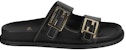 (W) Sandal Rata Fendi Bertali Dua 'Fesyen Hitam' 8X8326PPHF0ABB
