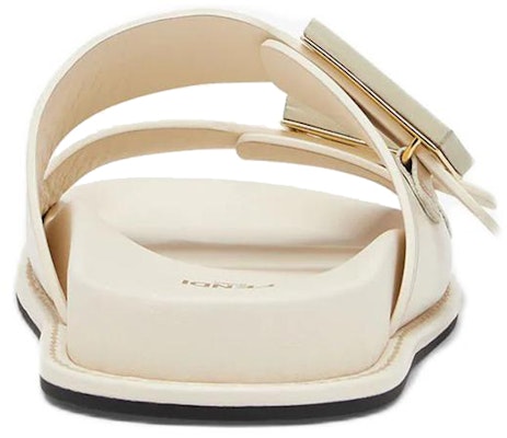 (Women) Fendi Double Strap Flat Sandal 'White Fashion' 8X8326PPHF1G70 Purchase (Women) Fendi Double Strap Flat Sandal 'White Fashion' 8X8326PPHF1G70