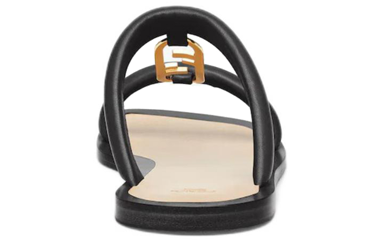 Purchase (Women) Fendi Double Strap Low Heel 'Fashion Slide Black' 8X8332NBAF0QA1