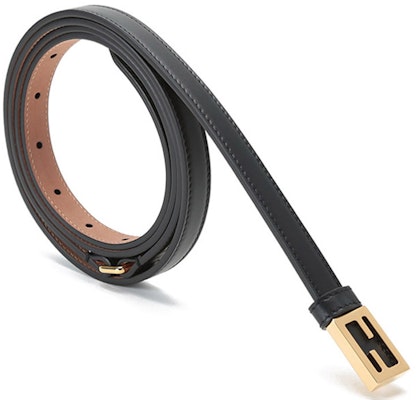 (Women) FENDI Double Wrap Leather Belt Black 1.5cm 8C0637-AAIW-F0KUR Lookbook (Women) FENDI Double Wrap Leather Belt Black 1.5cm 8C0637-AAIW-F0KUR