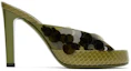 Order (W) Sandalias de Tacón Alto Fendi con Lentejuelas Bordadas 'Verde' 8R8134AE7RF1C4N