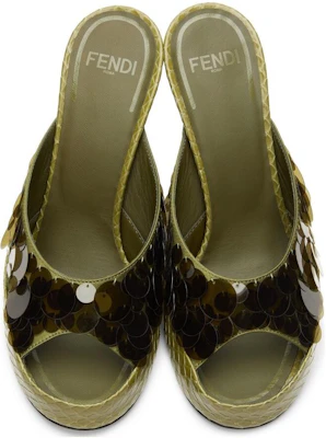 (W) Sandalias de Tacón Alto Fendi con Lentejuelas Bordadas 'Verde' 8R8134AE7RF1C4N Shop (W) Sandalias de Tacón Alto Fendi con Lentejuelas Bordadas 'Verde' 8R8134AE7RF1C4N