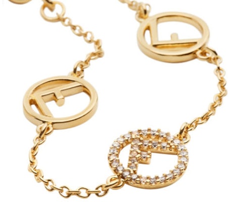 (Women) FENDI F Logo Gold Brass Bracelet for Women 8AK7116DM Shop (Women) FENDI F Logo Gold Brass Bracelet for Women 8AK7116DM