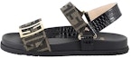 Buy (W) Sandal Fesyen Velcro Kain Fendi 'Hitam Coklat' 8X8039ABOEF0VAV