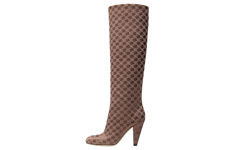 (Women) Fendi Fashion Round Toe High-Top Boot 'Brown' 8W8223AHGF1EPS