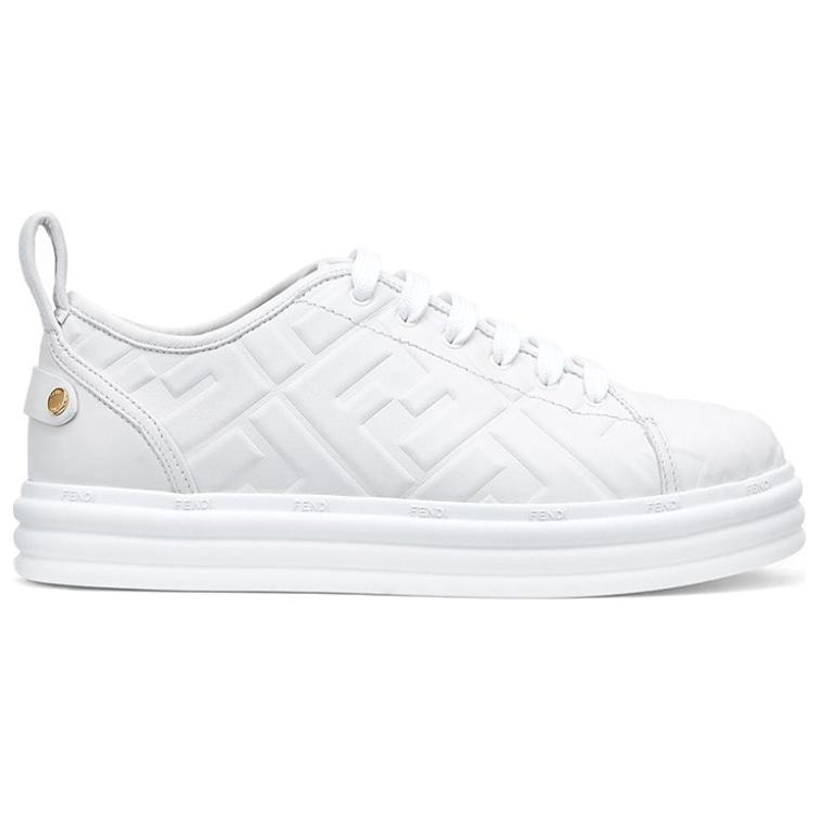 (W) Fendi Fashion Sneaker 'White' 'Double F Logo' 圖 2